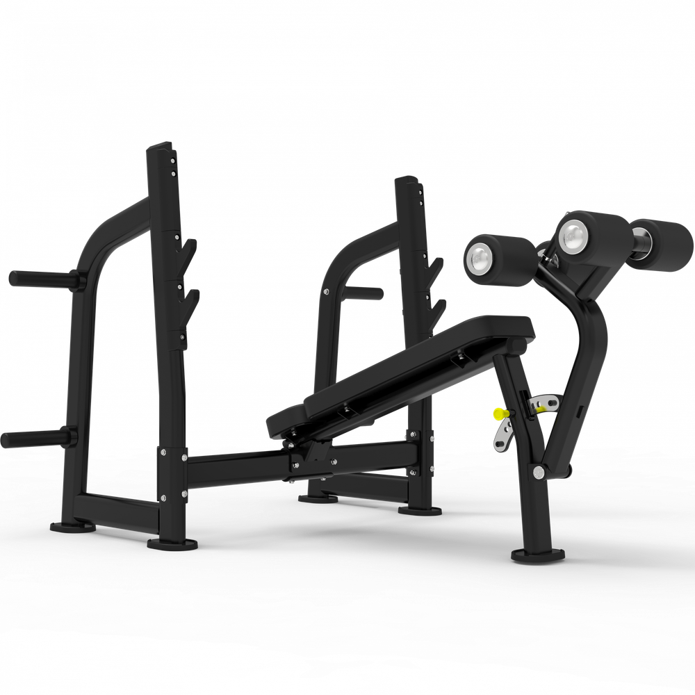 Impulse ITF8204 олимпийская скамья с отрицательным наклоном для жима