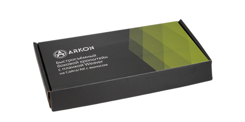 Быстросъемный боковой кронштейн Arkon с планкой weaver на Сайга/АК с выносом