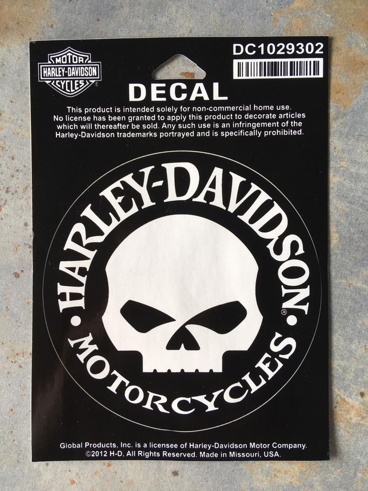 Наклейки Bar &amp; Shield Logo Bendable Aluminum Harley-Davidson