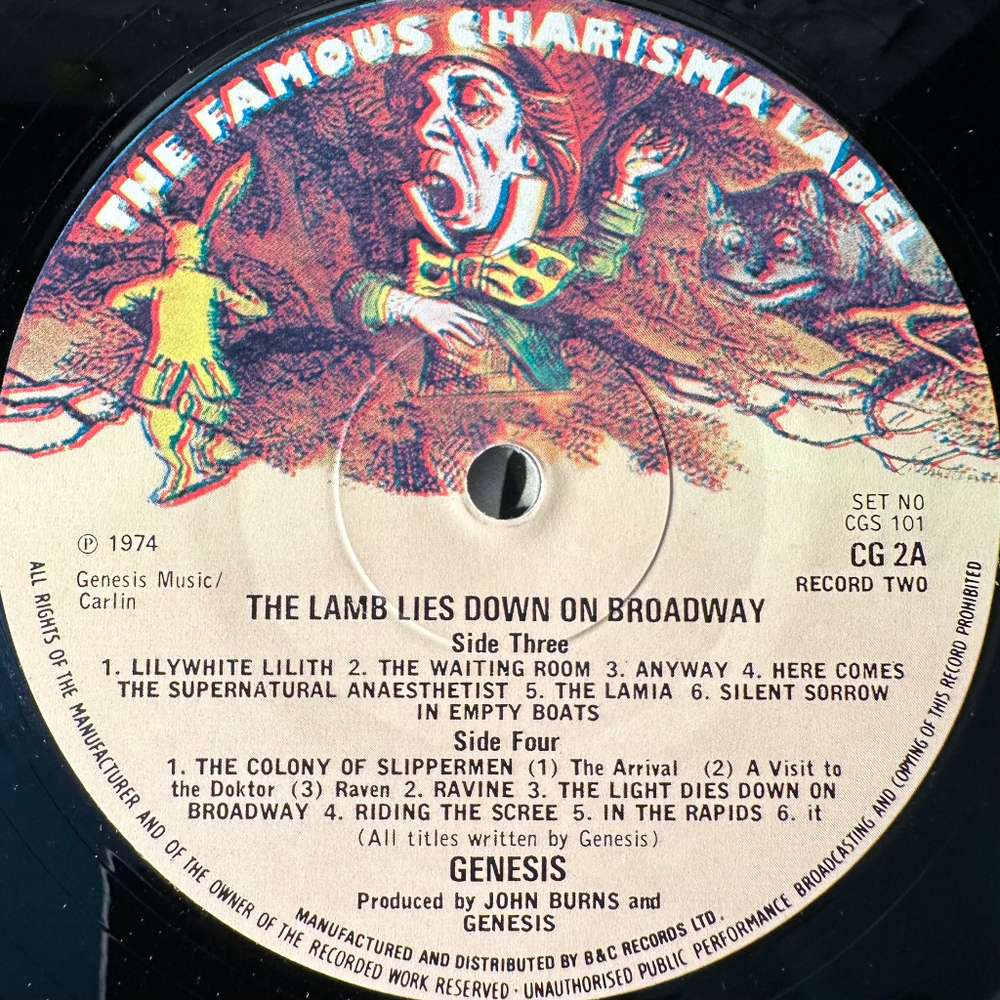 Genesis – The Lamb Lies Down On Broadway 2LP (Англия 1974г.)