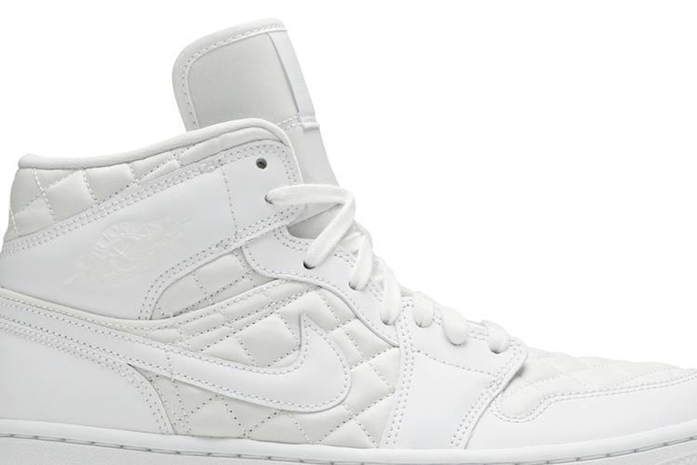 Кроссовки Jordan Air Jordan 1 Mid "Quilted White" (Женская размерная сетка)