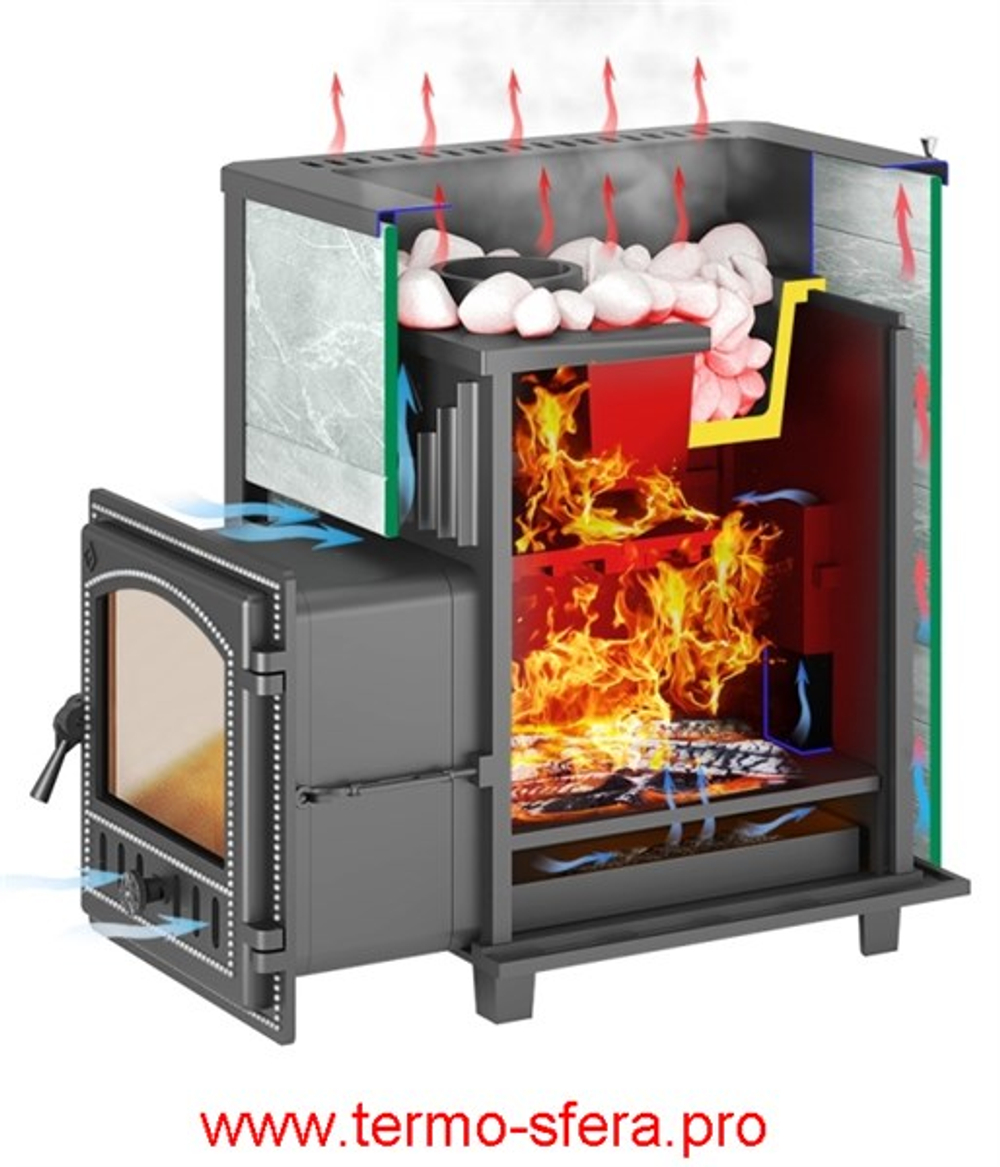 Печь для бани Эверест 24 (280) Талькохлорит,S-20