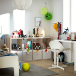 Стеллаж 8 ячеек - IKEA KALLAX, 77х147 см, под беленый дуб, КАЛЛАКС ИКЕА