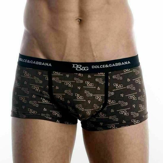 Мужские трусы боксеры коричневые D&G Brown Boxer