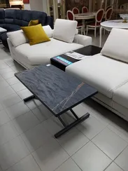 Стол-трансформер Twist, 60-120х110 см, черный