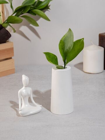 Статуэтка Йогиня и Ваза Рифленая