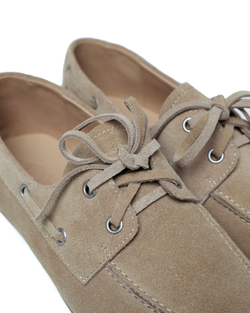 Мокасины из замши песочный