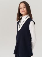 Жилетка в школу для девочки AT973 синий