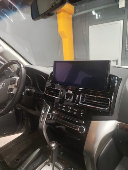 Магнитола для Toyota Land Cruiser 200 2007-2015 (климат на ШГУ, поддержка 360) - Radiola RDL-LC200H-07-15-New монитор 12.3" на Android 12, 8Гб+128Гб, CarPlay, 4G SIM-слот