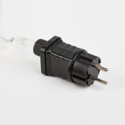 ULD-B12006-195-TTK AMBER IP44 Бахрома светодиодная с эффектом мерцания. 12м. Соединяемая. 195 светодиодов. Янтарный свет. Провод прозрачный. ТМ Uniel