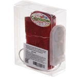 Гирлянда для дома ЛЕНТА ДЕКОРАТИВНАЯ «Звездное сияние» 2,0 м, 6 см, 20 ламп LED (на батарейках), Красный (подсветка красный)