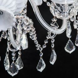 Citilux Финка CL353161 Люстра стеклянная подвесная Белая