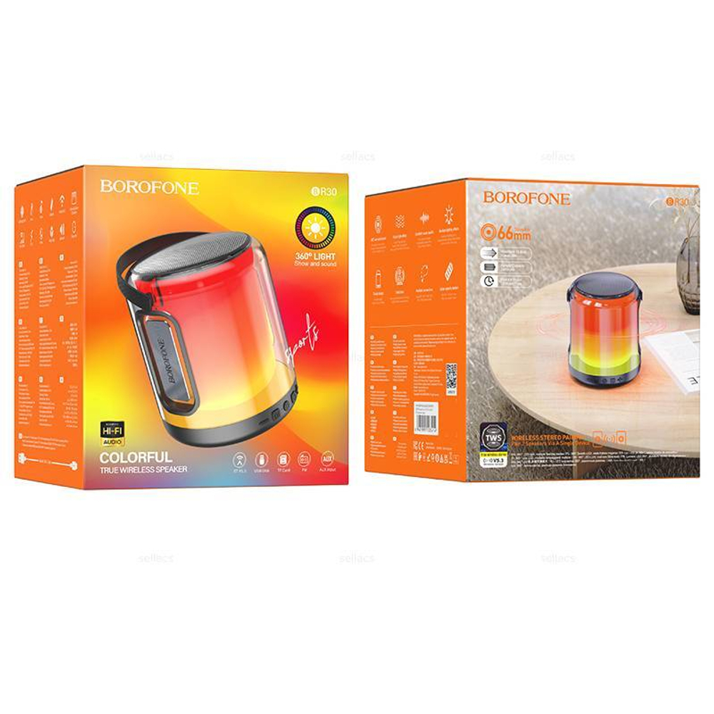 Колонка - Bluetooth BOROFONE BR30 (черный)