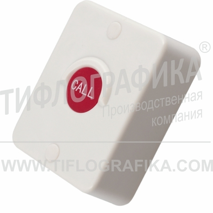 Влагозащищённая ударопрочная кнопка вызова 82х65х28 мм BL-309