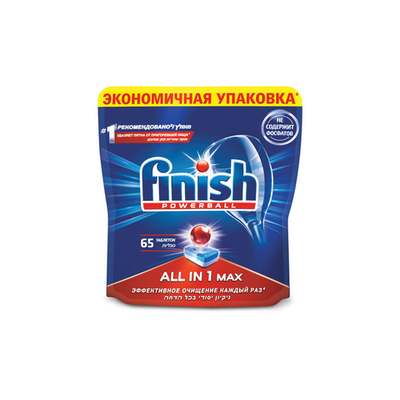 Таблетки "Финишь" все в 1-ом д/п/м машин 65шт /4