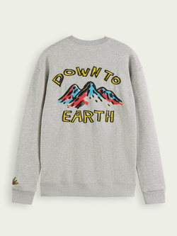 Свитшот Scotch&Soda Embroidered crewneck felpa 167209/0606