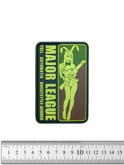 Шеврон Major League Doggystyle-Bender PVC. Олива