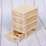 Комод малый «ПАЛЕРМО», цвет бежевый, 4 отделения, 13*9*15см