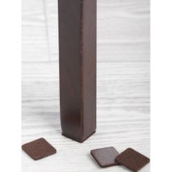 Накладки СИЛА SFELT-22х22 защитные фетровые самоклеящиеся квадратные 22х22 мм 24 шт.