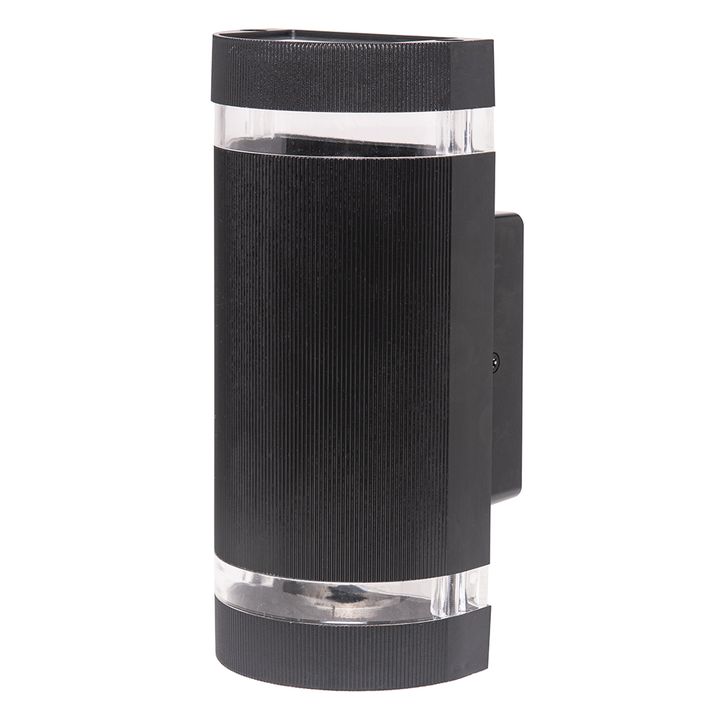 Светильник садово-парковый Feron.ONE DH1702-P, на стену вверх/вниз, 2*GU10 220-240V, черный пластик