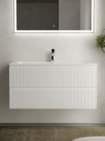 Тумба с раковиной Sancos Snob R 100 см SNR100W bianco