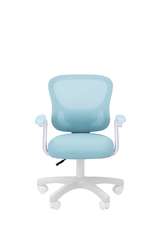 Кресло детское компьютерное CHAIRMAN CH106 голубой