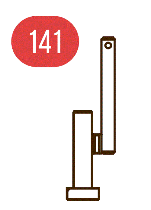 Запчасть №141 для Hybest GSR40A,Ствол с магнитной насадкой, тип 