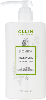OLLIN BIONIKA Шампунь реконструктор 750мл с дозатором