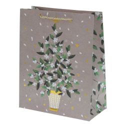 GAEM Пакет подарочный (бумага 210г/м2, блок 12шт), L30 W12 H40 см, 4в.