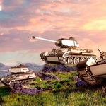 Деревянный конструктор "Легенда сражений" Танк Т-34 (Lemmo)