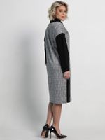 Платье Жанетта (черно-серое) П15128-18М LT Collection