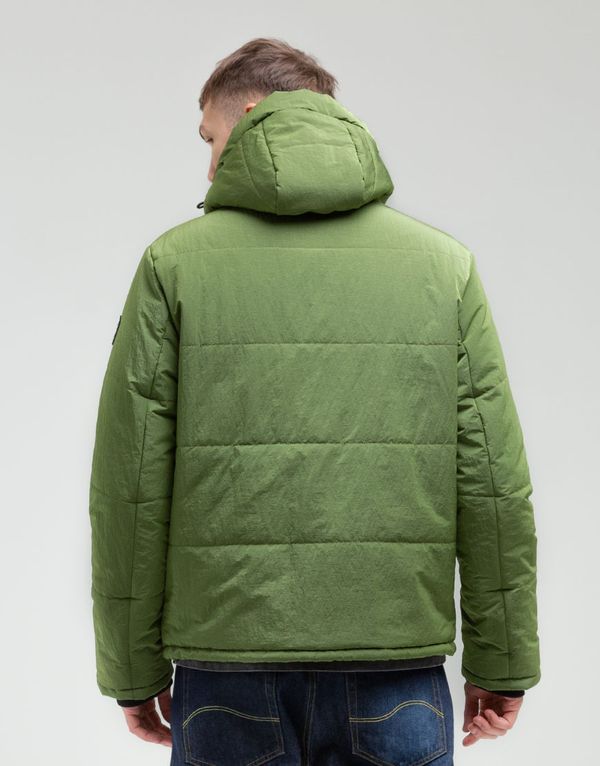 Куртка We Don’t Care Short Puffer Jacket Olive - фото 3