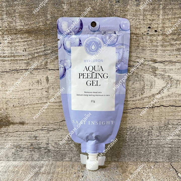 Пилинг-гель для лица Saat Insight Hyaluron Aqua Peeling Gel с гиалуроновой кислотой 27 г
