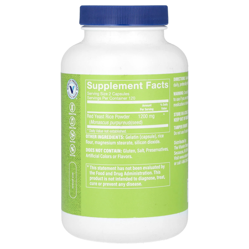 The Vitamin Shoppe, красный ферментированный рис, 240 капсул (600 мг в 1 капсуле)