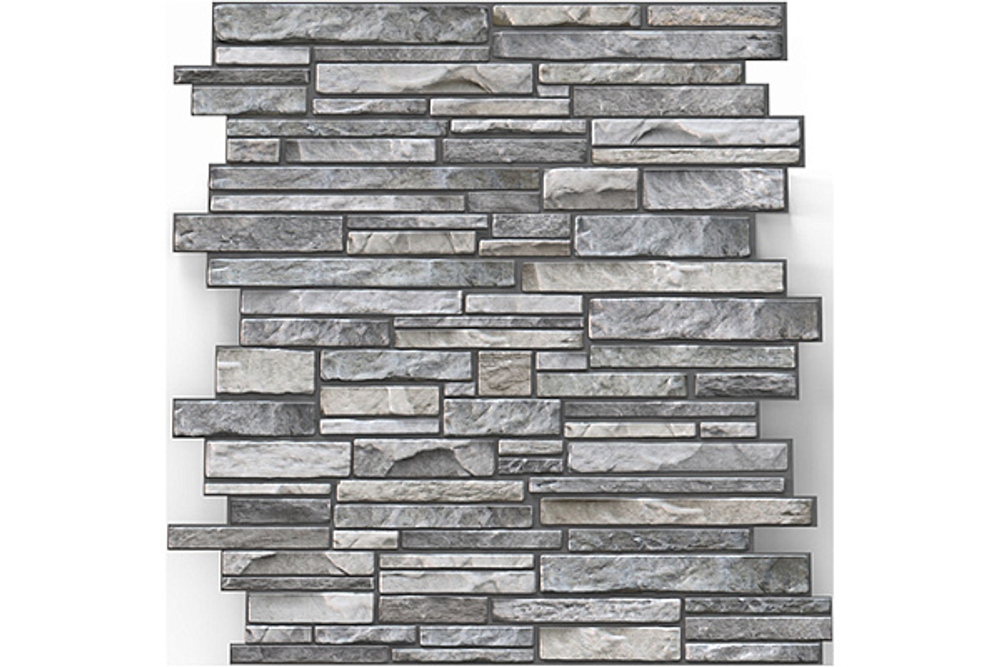 Панель ПВХ самоклеящаяся, камень Сумерки 0,3х476х475мм (642кс) упаковка из 10шт