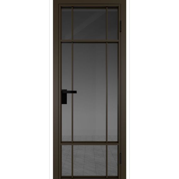 Межкомнатная дверь алюминиевая Profil Doors 8AG деорэ остеклённая
