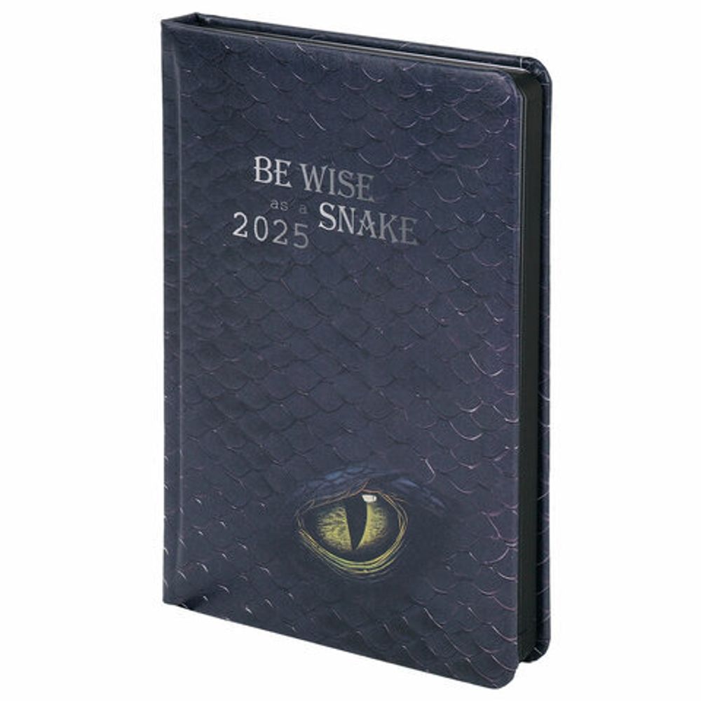 Ежедневник датированный 2025 А5 138x213 мм BRAUBERG "Vista", под кожу твердый, "Snake", 115875