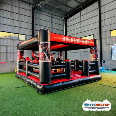 Батут для механического быка «Чемпион арены», 7×6×4 м