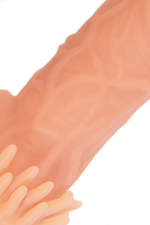 Насадка Kokos с дополнительной стимуляцией телесная 14 см