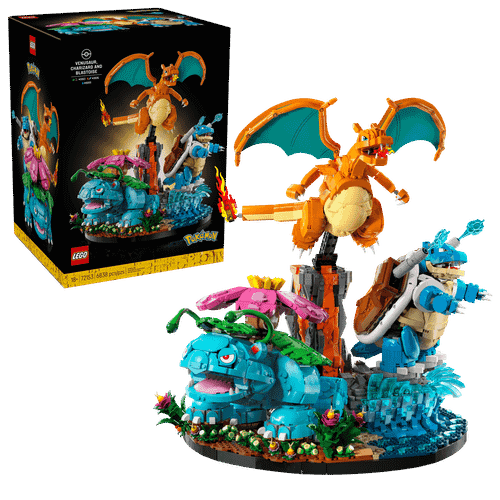 Конструктор LEGO Pokemon 72153 Venusaur, Charizard and Blastoise