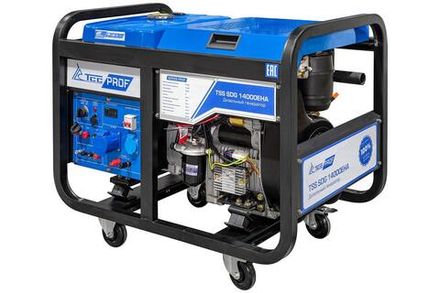 Дизель генератор TSS SDG 14000EHA - [12 кВт / 52.2 А] эл. старт, однофазный