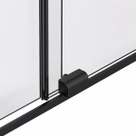 Душевая перегородка Vincea Walk-In VSW-1WSL120CLB 120 профиль черный матовый/стекло прозрачное