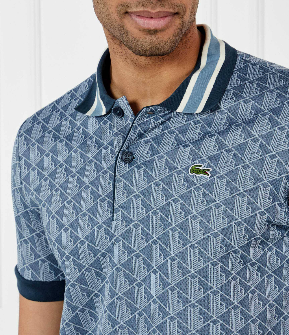 Поло Lacoste - голубой(DH1417)