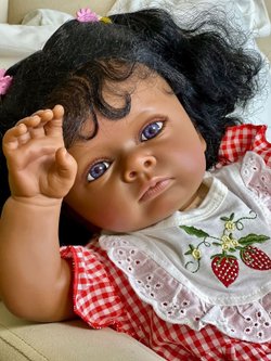 Кукла Реборн мягконабивная 60см в пакете (FA-586)