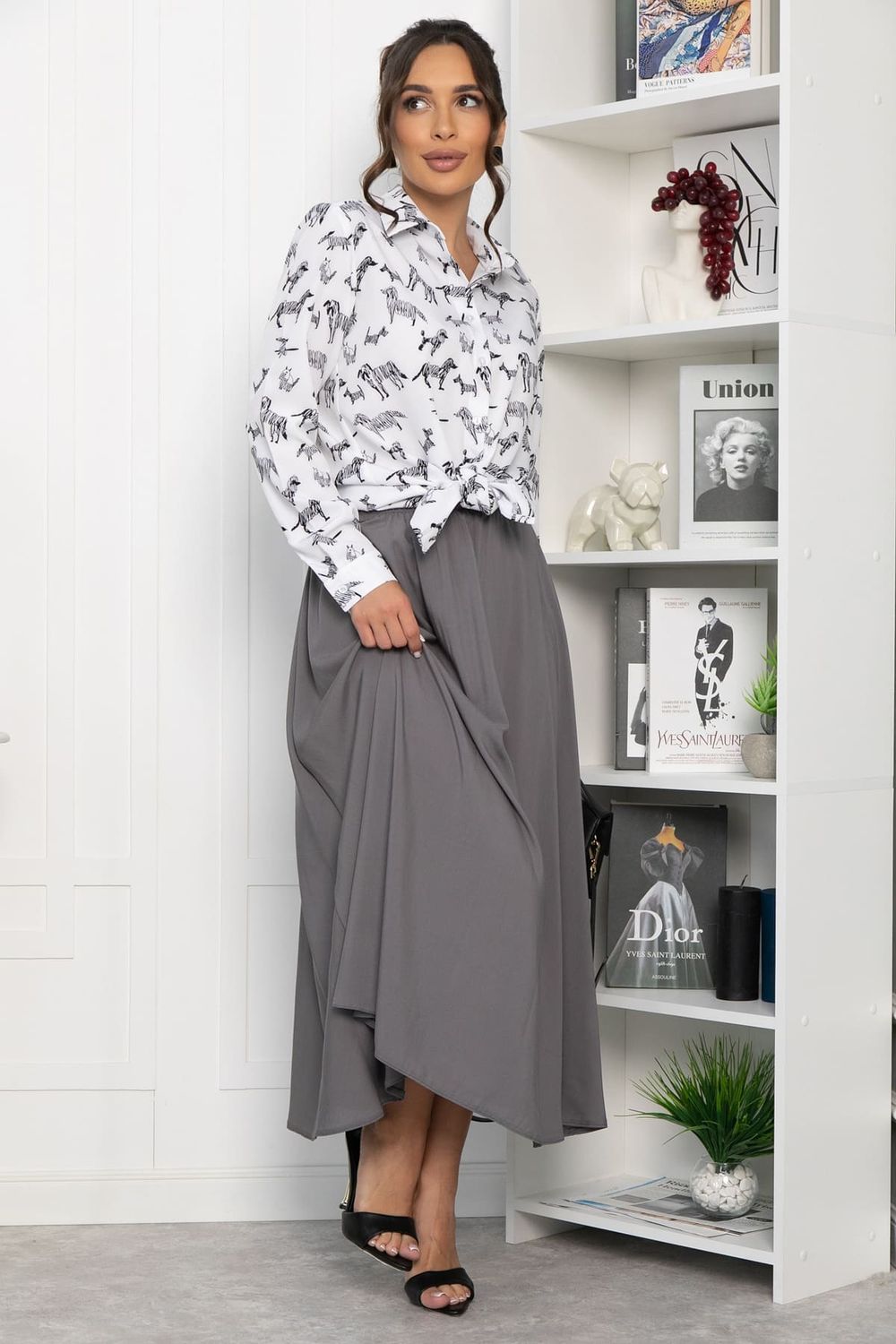 Юбка Сейла (серая) Ю13943-25М LT Collection