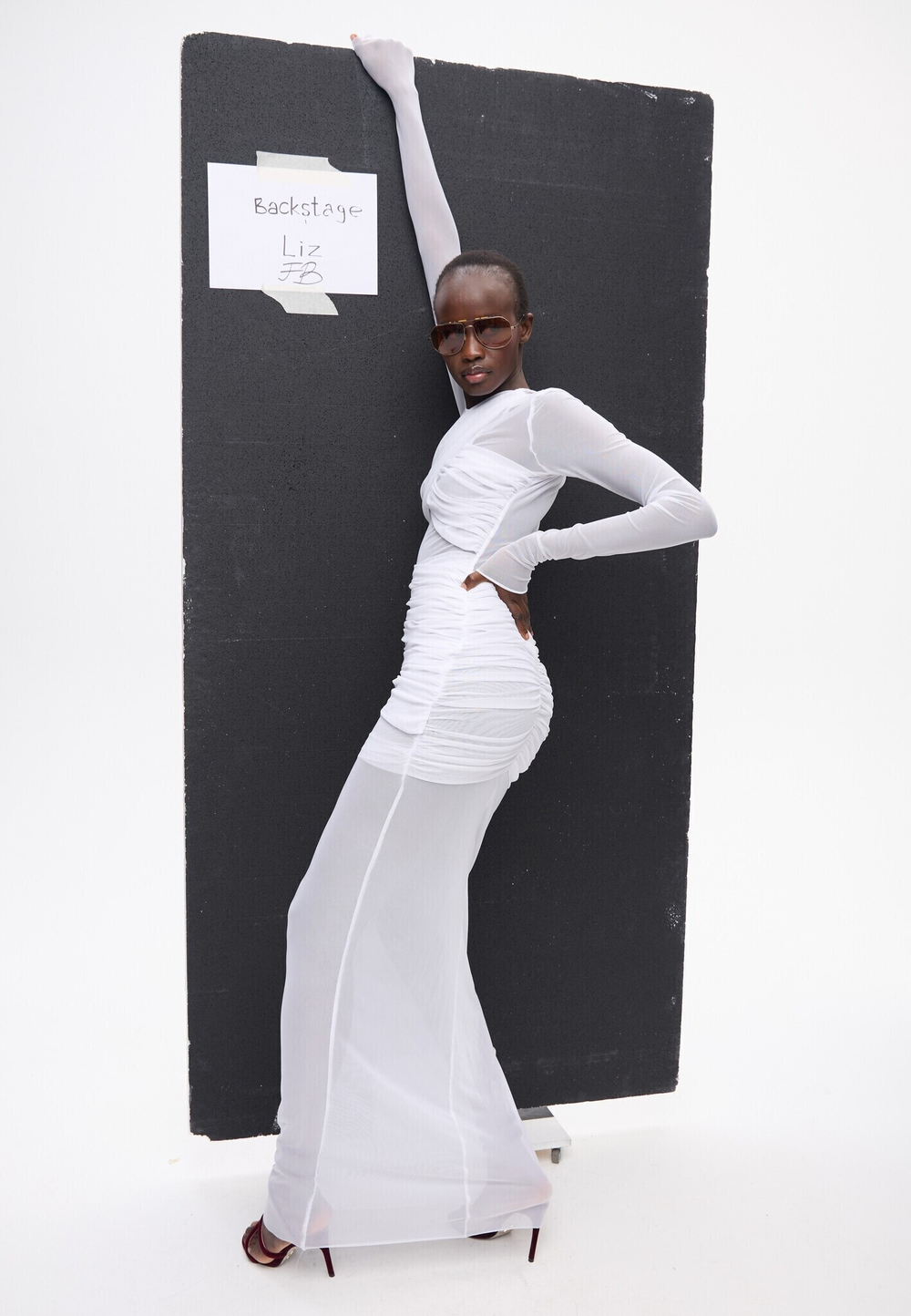 Платье 'Bohemique', белый