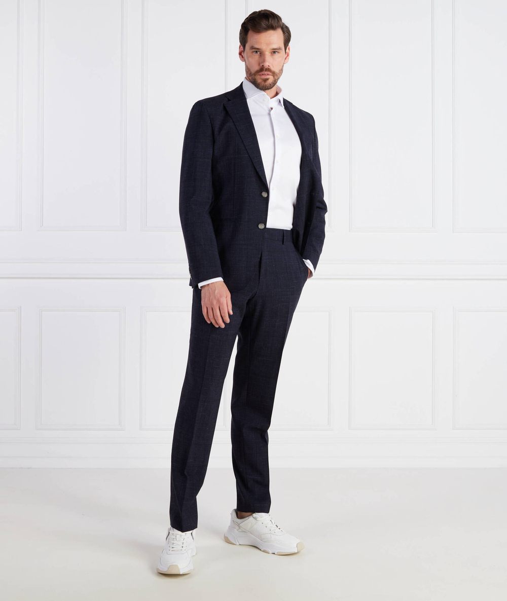 Рубашка P-HANK-spread-C1-222 BOSS BLACK - белый(50473312)