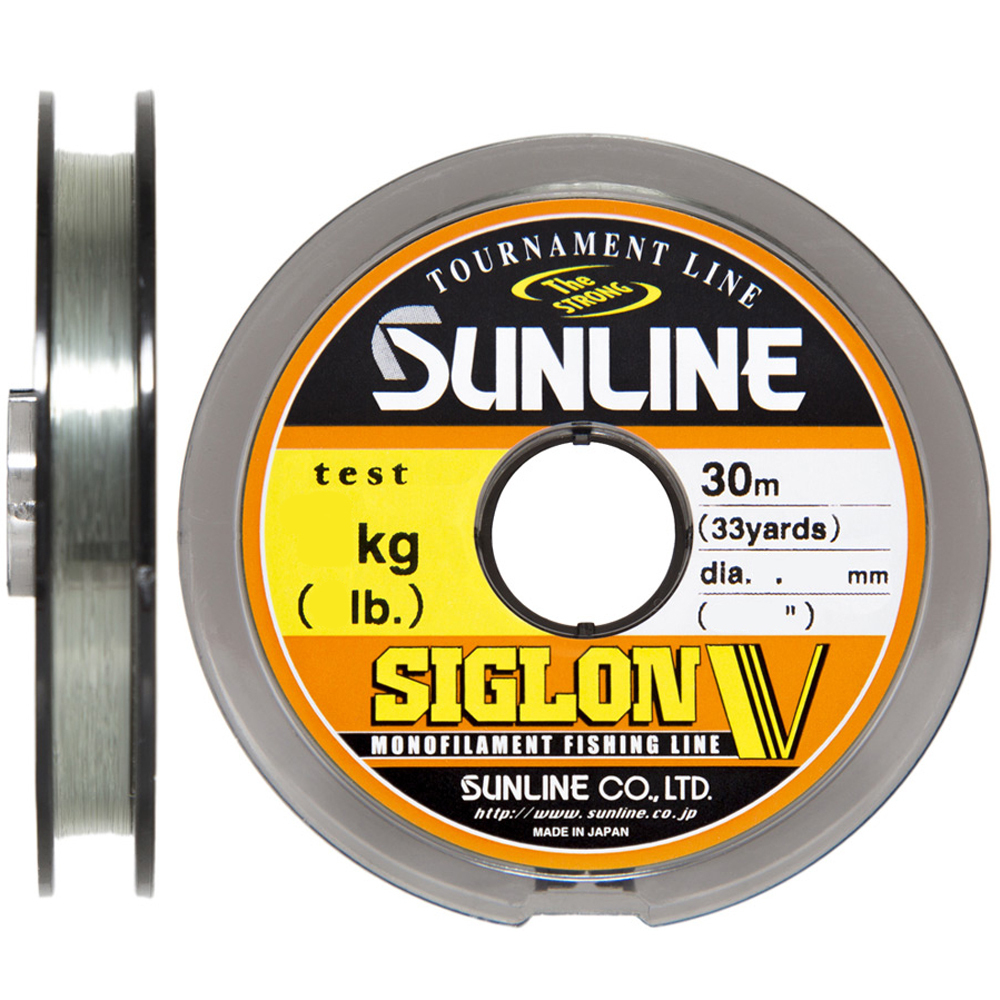 Леска Sunline Siglon V NEW 30m 0.165mm 3кг/6lb