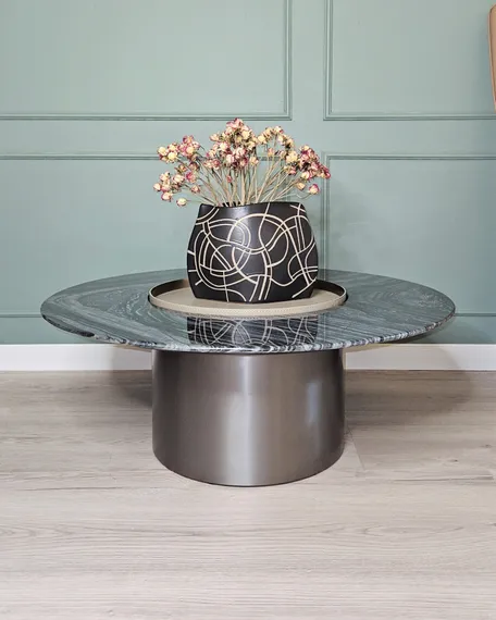 Журнальный стол Vecoli L, Ø90х35 см, с местом для хранения