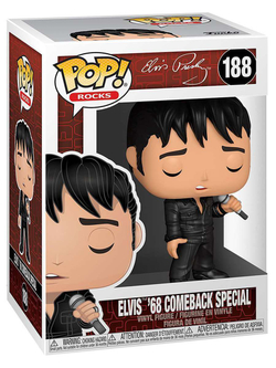 Фигурка Funko POP! Rocks Elvis Presley Elvis '68 Comeback Special (188) 40140